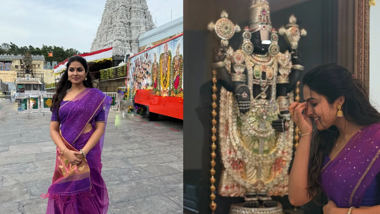 Divi : తిరుమల వేంకటేశుని సన్నిధిలో నటి దివి.. ఫొటోలు..