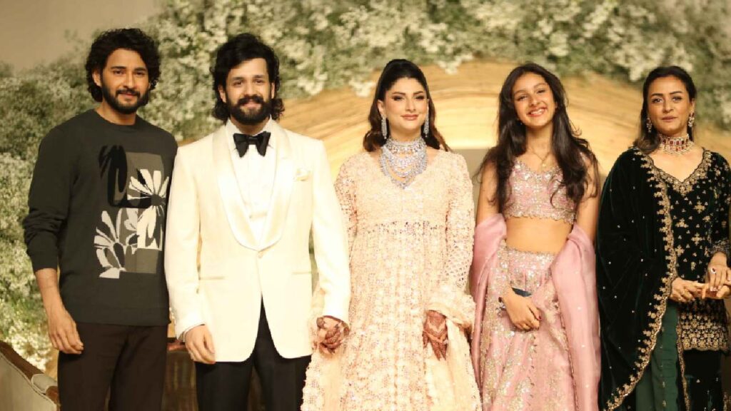 Do you know how much cost did mahesh babu sweatshirt at akhil reception