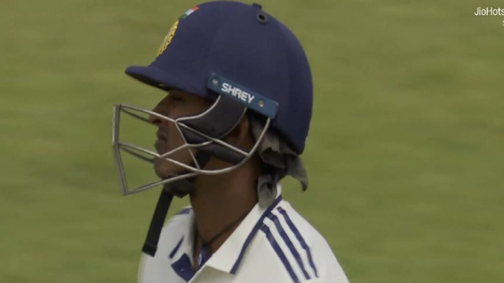 ENG vs IND 1st test sai sudharsan duck out on test debut