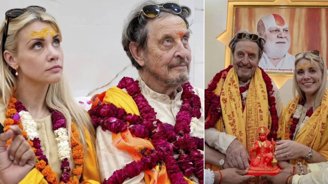 Errol Musk visits Ram Temple 