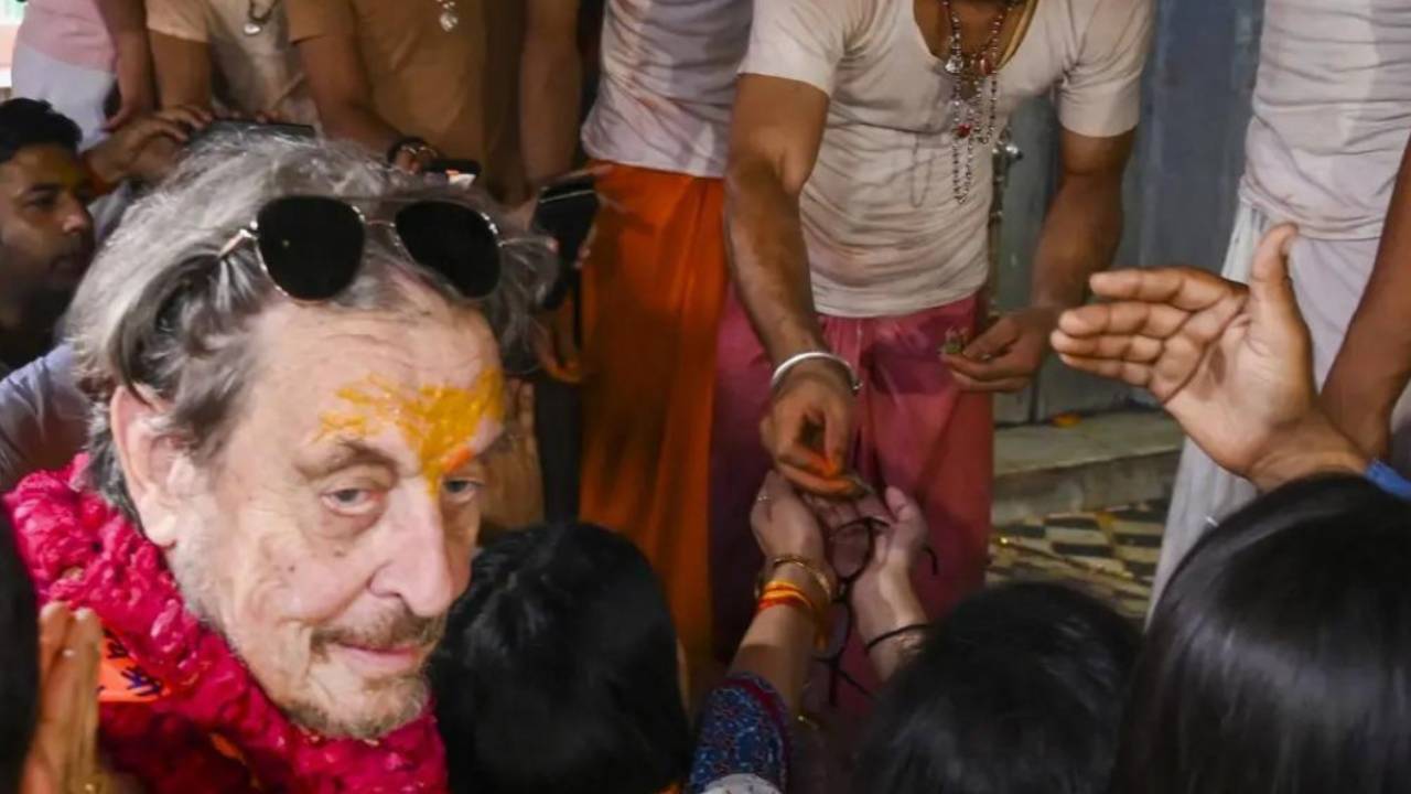 Errol Musk visits Ram Temple 