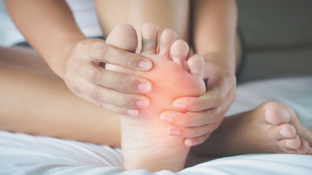 Cause of Foot inflomation
