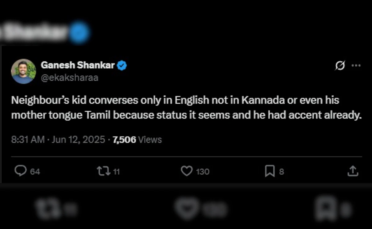 Ganesh Shankar Tweet