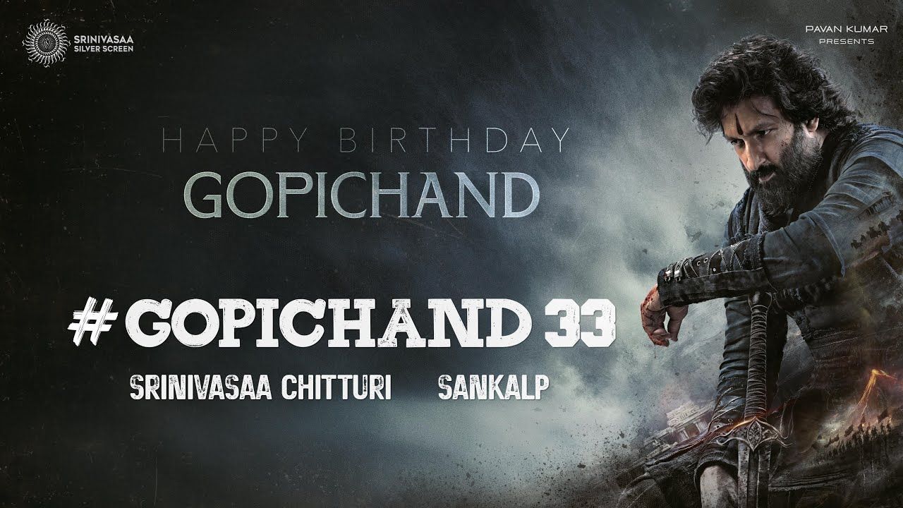 Gopichand : గోపిచంద్ బర్త్డే.. స్పెషల్ గ్లింప్స్ వచ్చేసింది.. Gopichand : గోపిచంద్ బర్త్డే.. స్పెషల్ గ్లింప్స్ వచ్చేసింది..