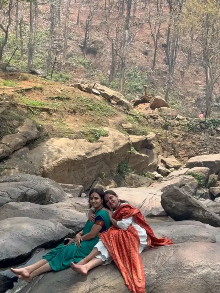 Hari Teja Visits Assam Kamakhya Temple with Family