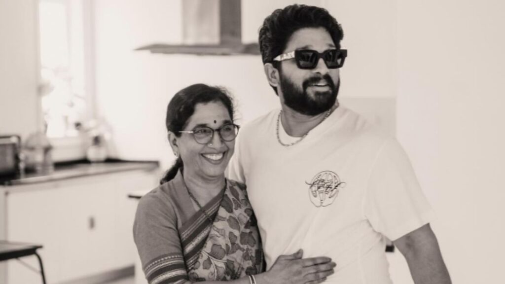 Icon Star Allu Arjun shares birthday wish for mother Nirmala with cute pic