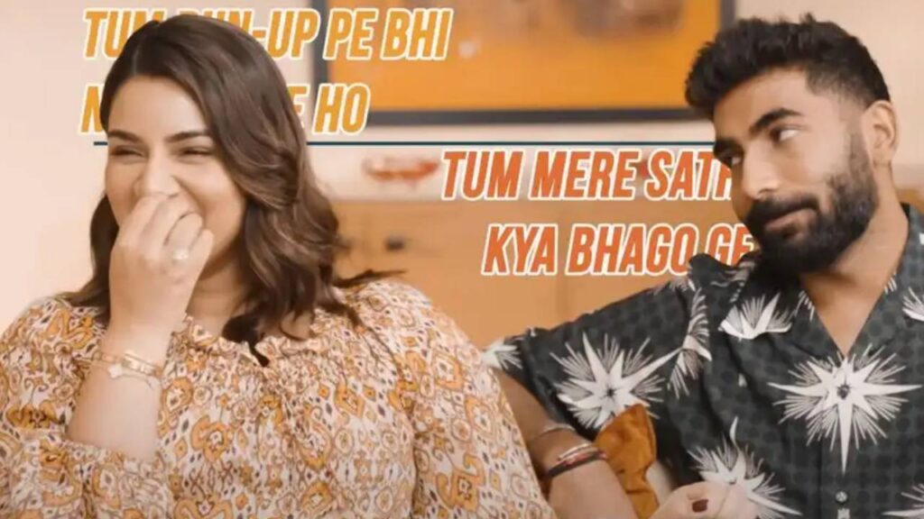 Jasprit Bumrah Sanjana Ganesan