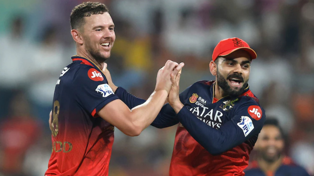 RCB : వామ్మో.. జోష్ హేజిల్వుడ్ మామూలోడు కాదు.. ఈ లెక్కన ఆర్సీబీదే ఐపీఎల్ టైటిల్.. RCB : వామ్మో.. జోష్ హేజిల్వుడ్ మామూలోడు కాదు.. ఈ లెక్కన ఆర్సీబీదే ఐపీఎల్ టైటిల్..