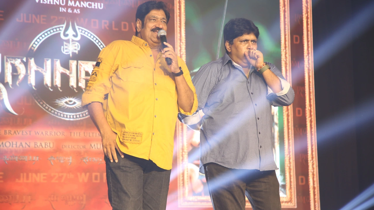 Manchu Vishnu Mohan Babu Kannappa Movie Event