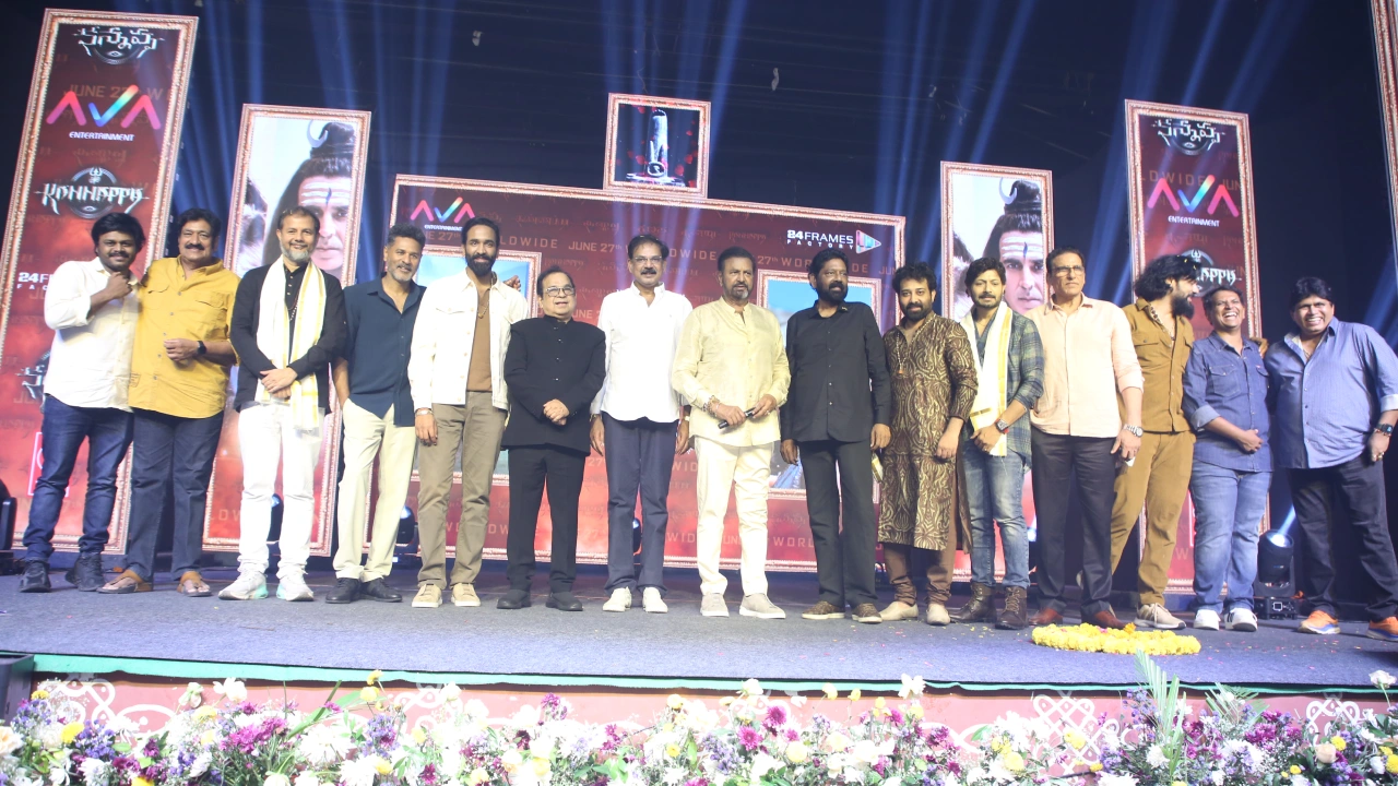 Manchu Vishnu Mohan Babu Kannappa Movie Event