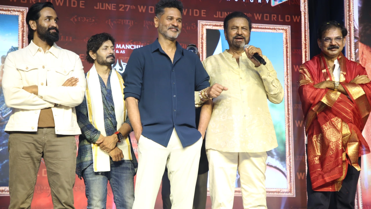 Manchu Vishnu Mohan Babu Kannappa Movie Event
