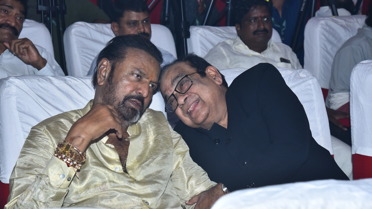 Manchu Vishnu Mohan Babu Kannappa Movie Event