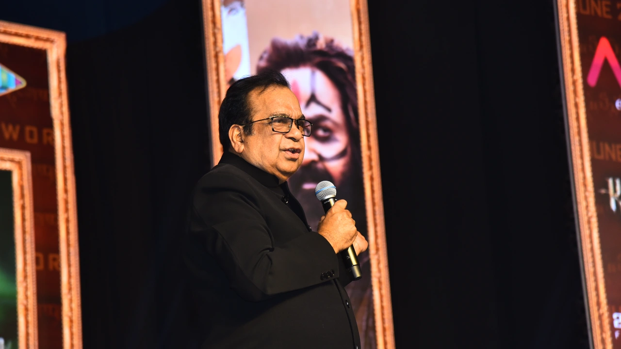 Manchu Vishnu Mohan Babu Kannappa Movie Event