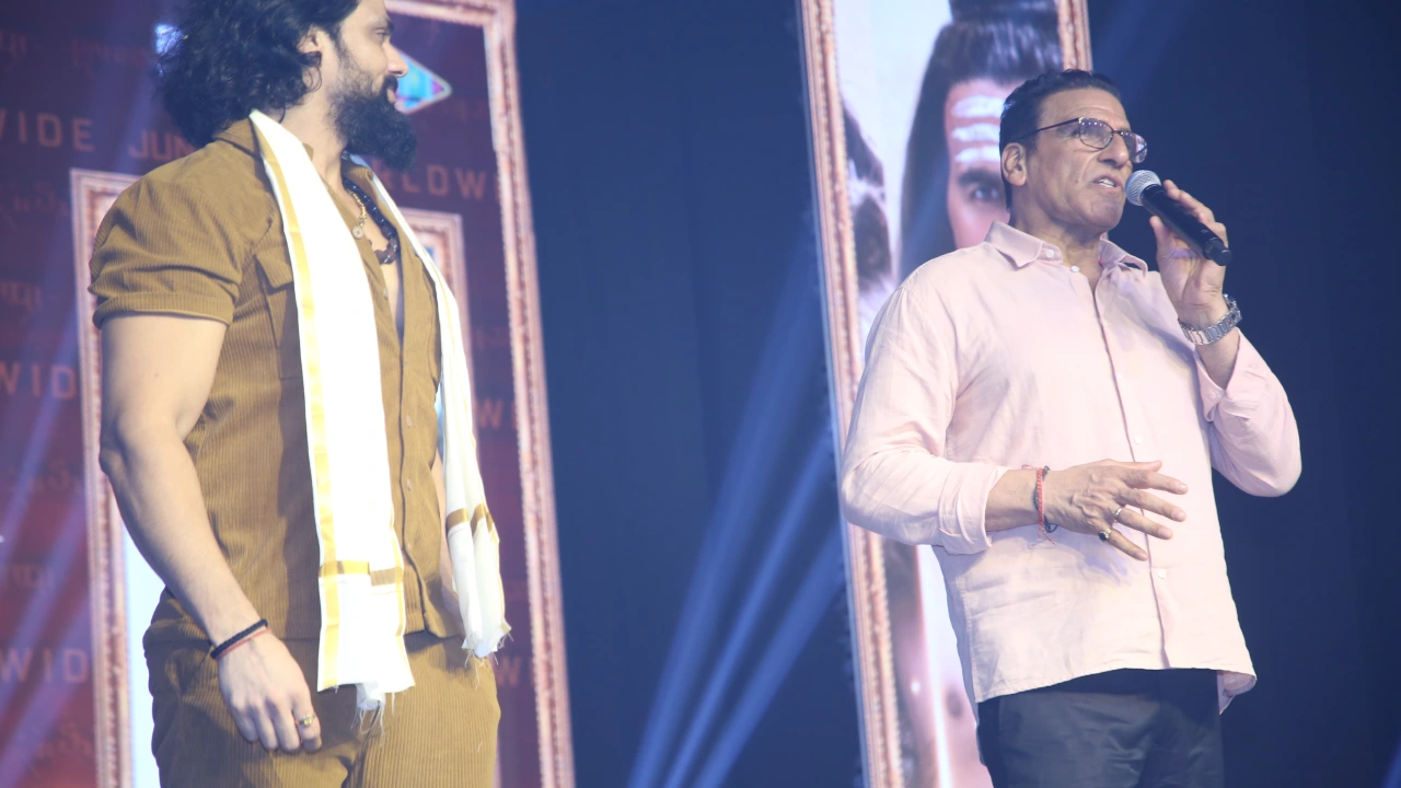 Manchu Vishnu Mohan Babu Kannappa Movie Event
