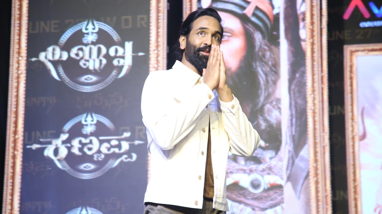 Manchu Vishnu Mohan Babu Kannappa Movie Event