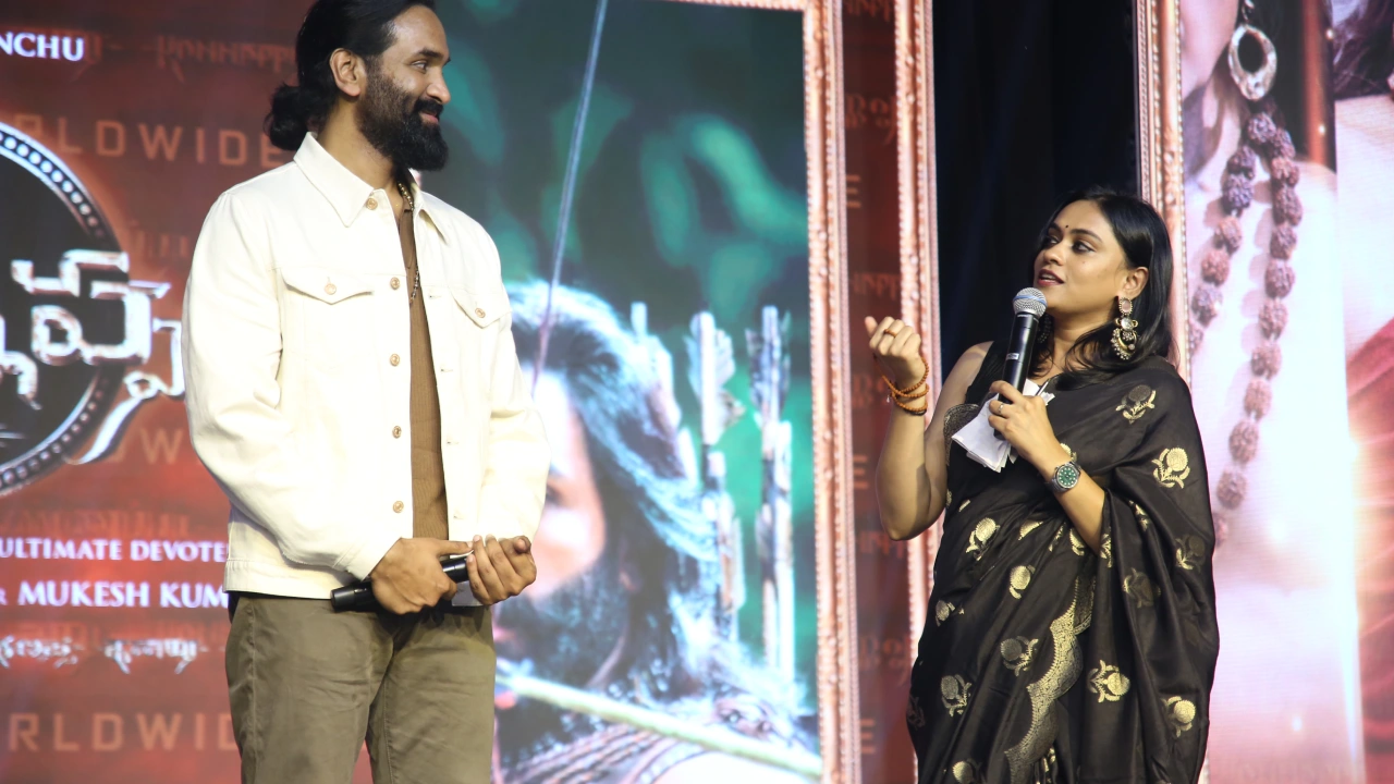 Manchu Vishnu Mohan Babu Kannappa Movie Event