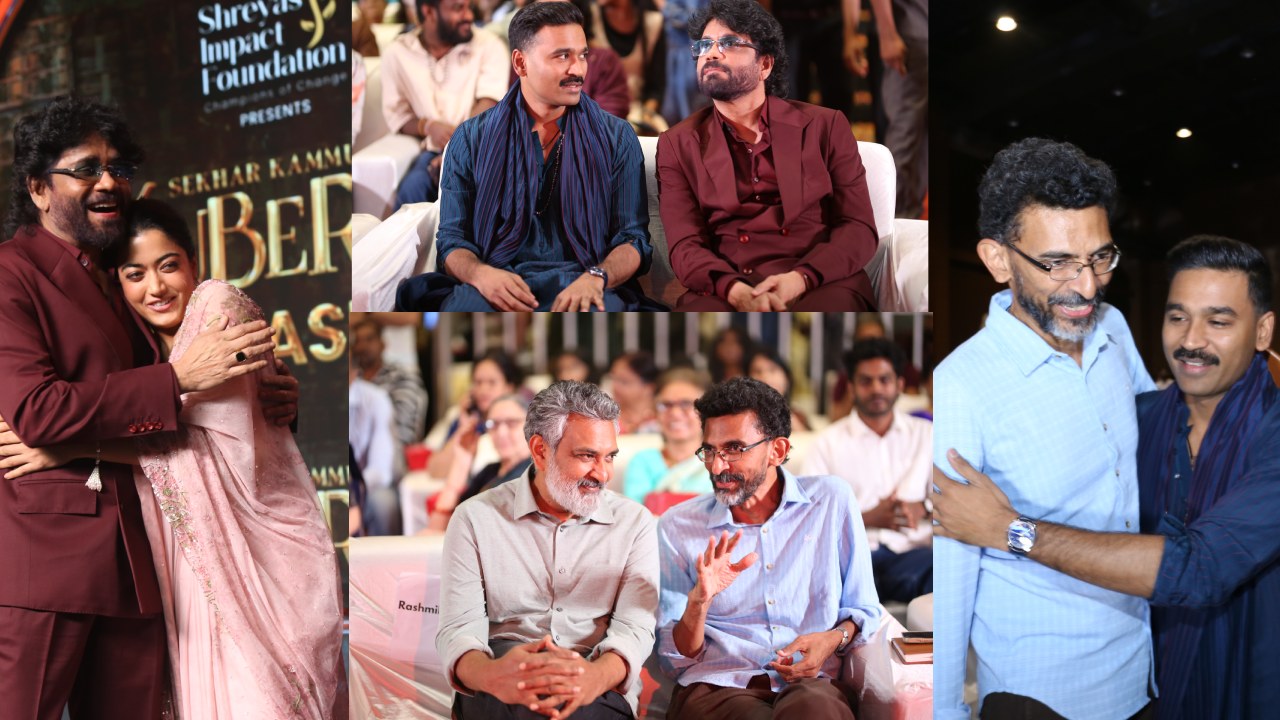 Kuberaa Pre Release Event : ‘కుబేర’ మూవీ ప్రీ రిలీజ్ ఈవెంట్.. ధనుష్ – నాగార్జున – రాజమౌళి – రష్మిక – శేఖర్ కమ్ముల.. ఫొటోలు వైరల్..