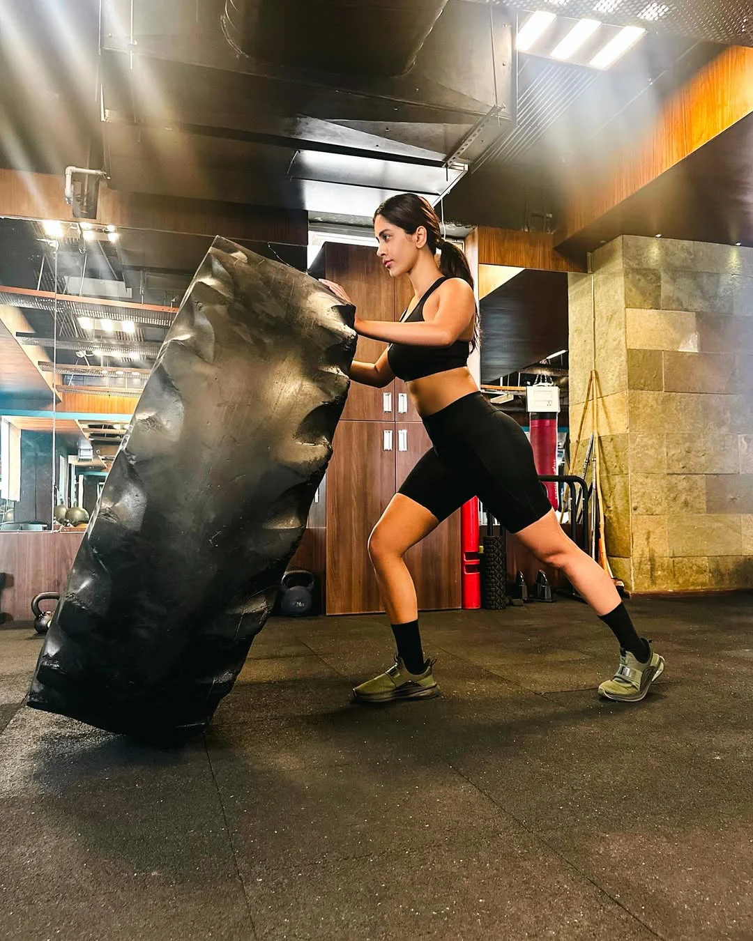 Nabha Natesh Shares Gym Workout Photos