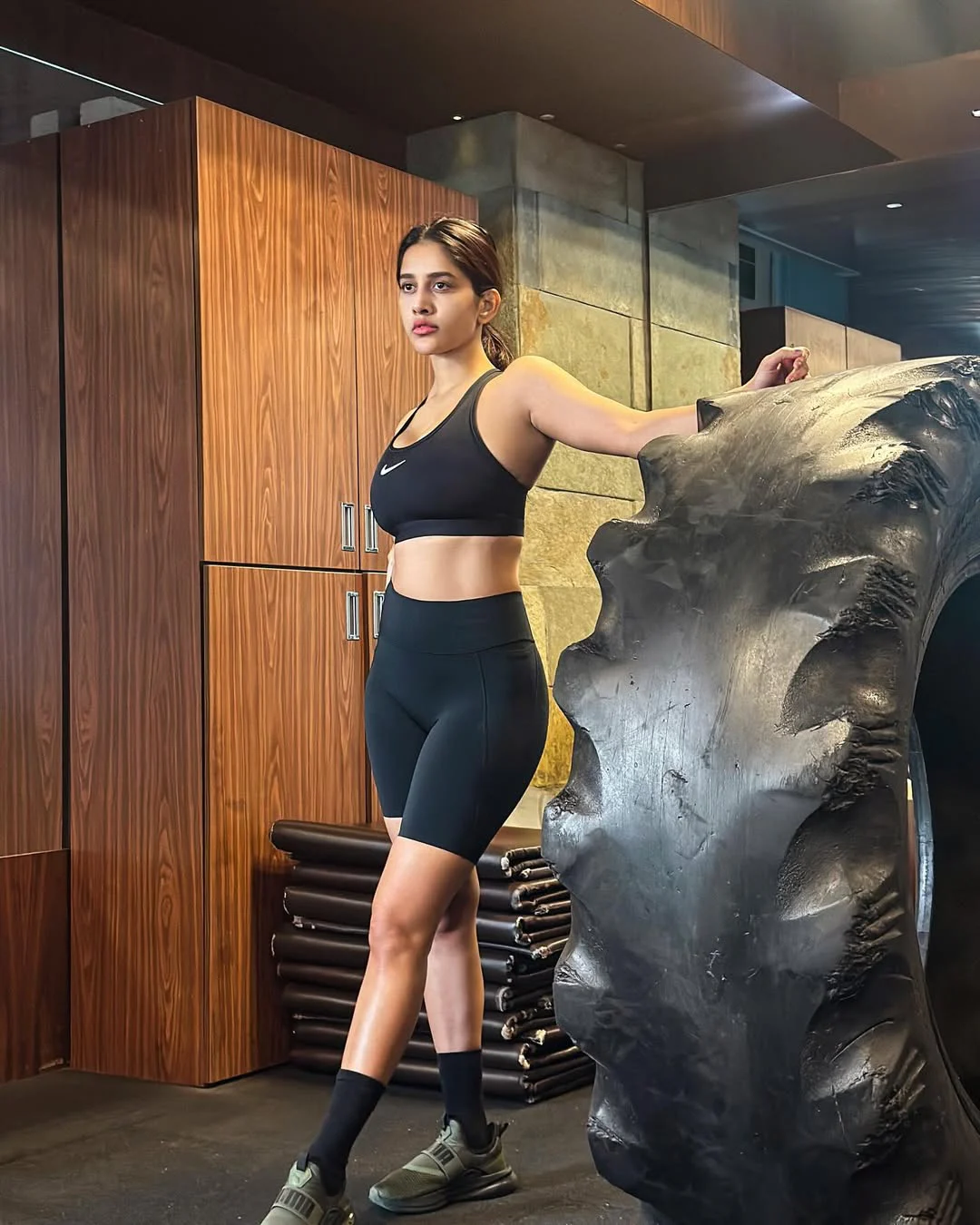 Nabha Natesh Shares Gym Workout Photos