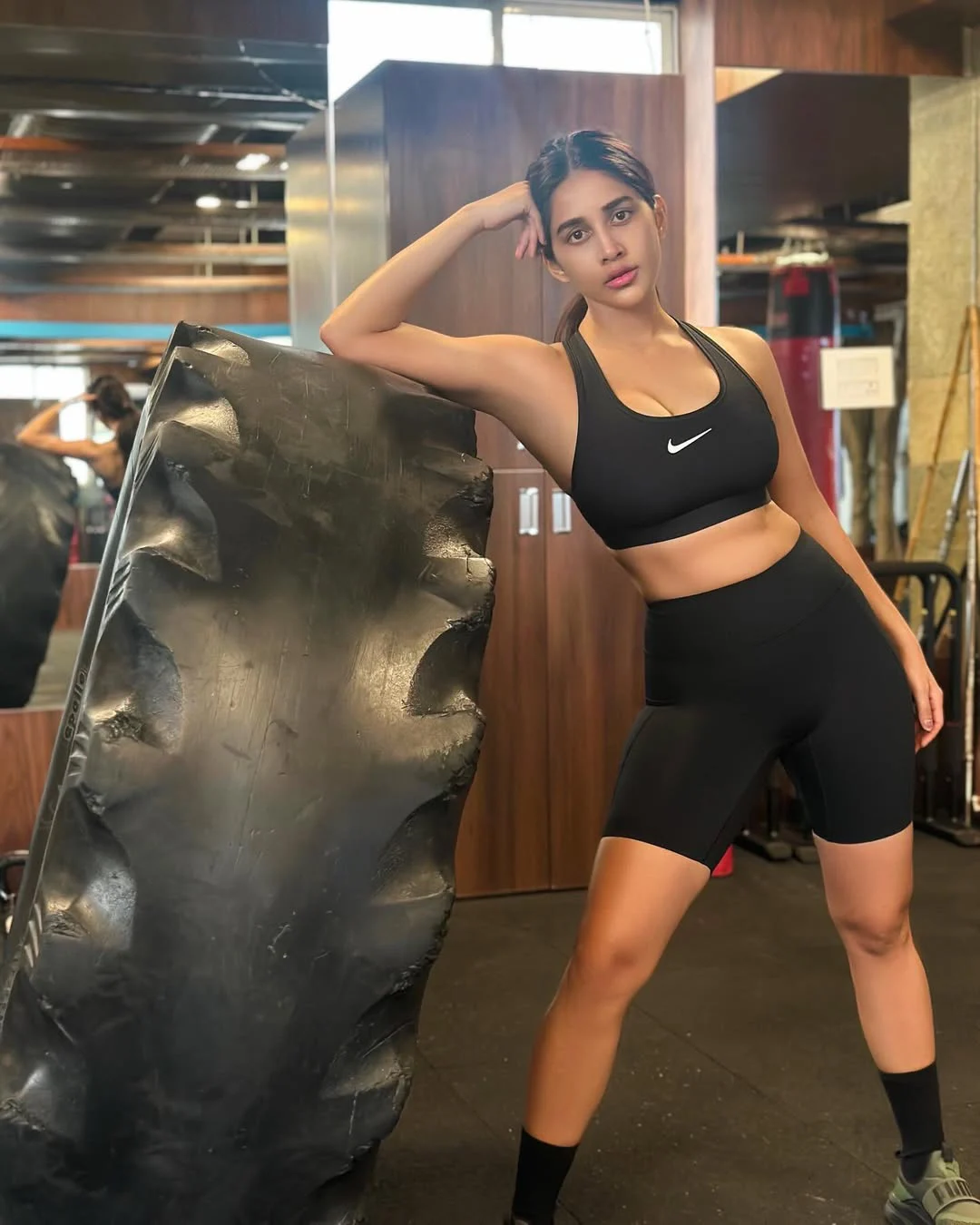 Nabha Natesh Shares Gym Workout Photos