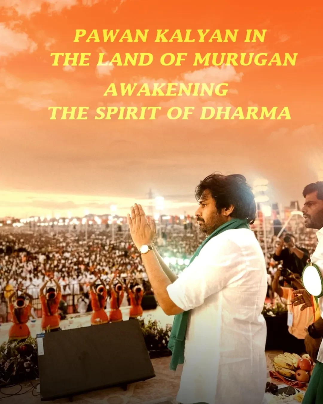Pawan Kalyan Attends Muruga Bakthargal Manadu in Madurai
