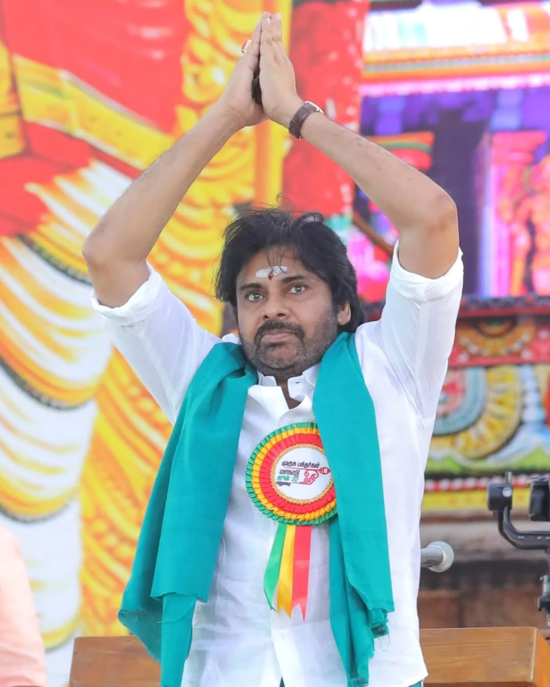 Pawan Kalyan Attends Muruga Bakthargal Manadu in Madurai