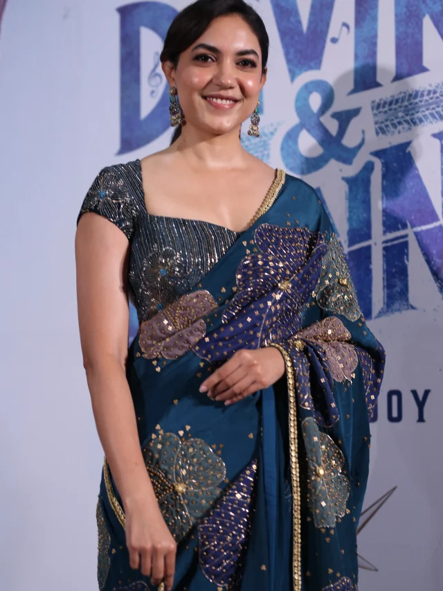 Ritu Varma Shines in Saree at Devika and Danny Press Meet