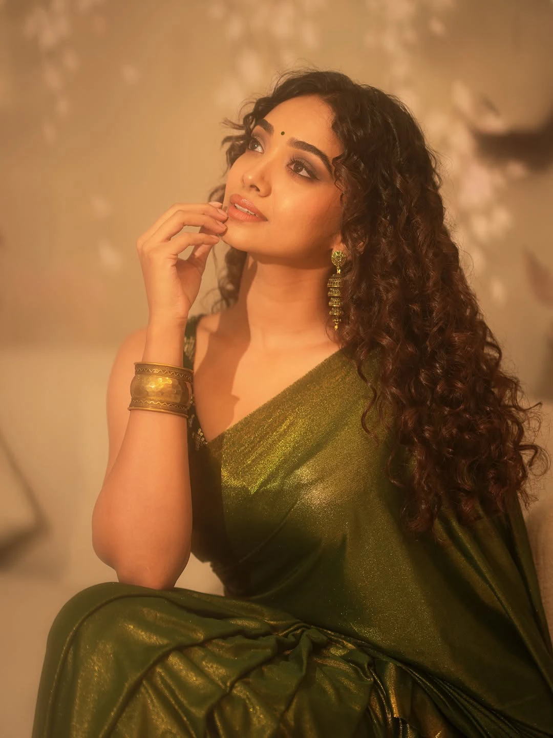 Saanve Megghana Shines in Saree