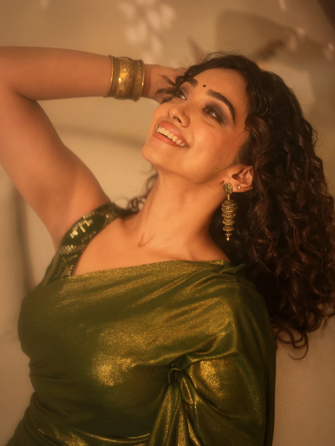 Saanve Megghana Shines in Saree