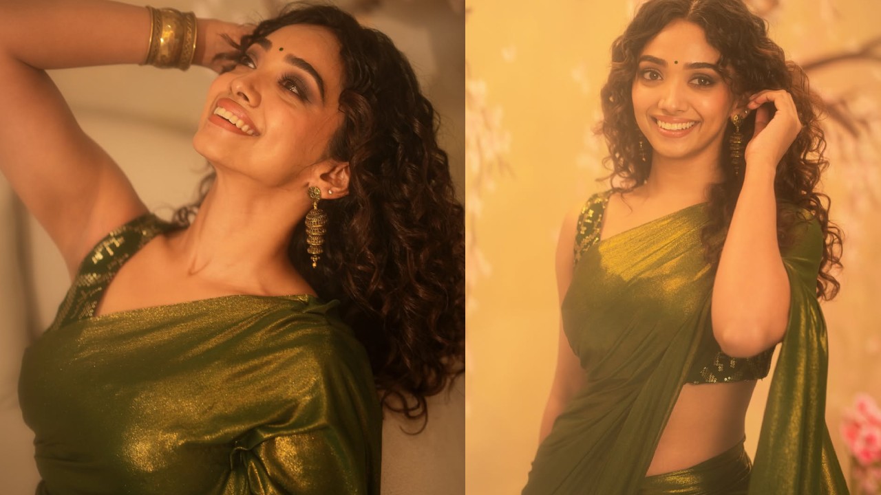 Saanve Megghana : చీరకట్టులో ఎంత అందంగా మెరిసిపోతుందో.. శాన్వి మేఘన ఫొటోలు..