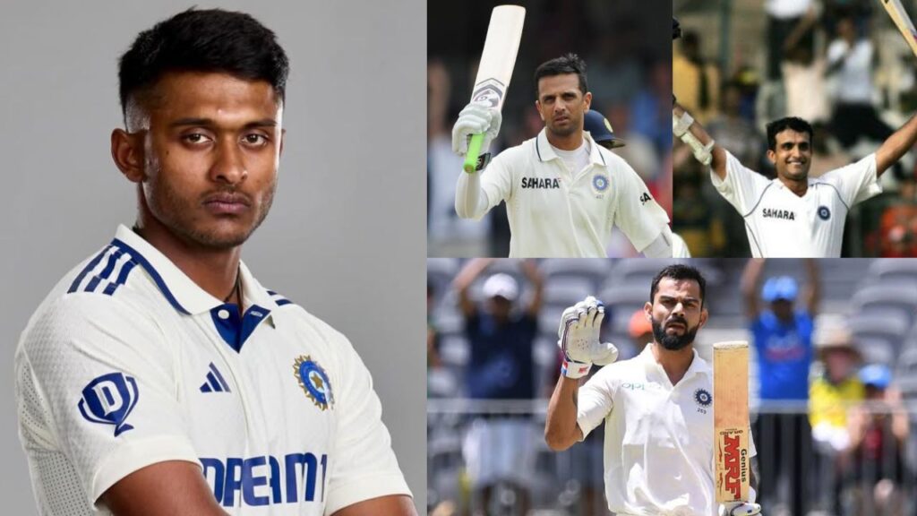 Sai Sudharsan made his Test debut Like Ganguly and Dravid same ground and same opponent