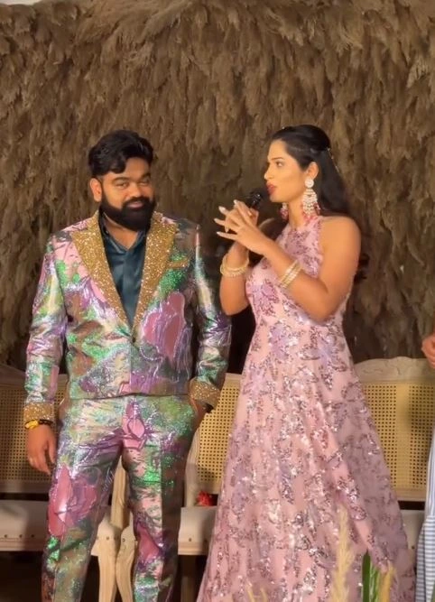 Bigg Boss Fame Subhashree Rayaguru Engagement with Producer Ajay Mysore