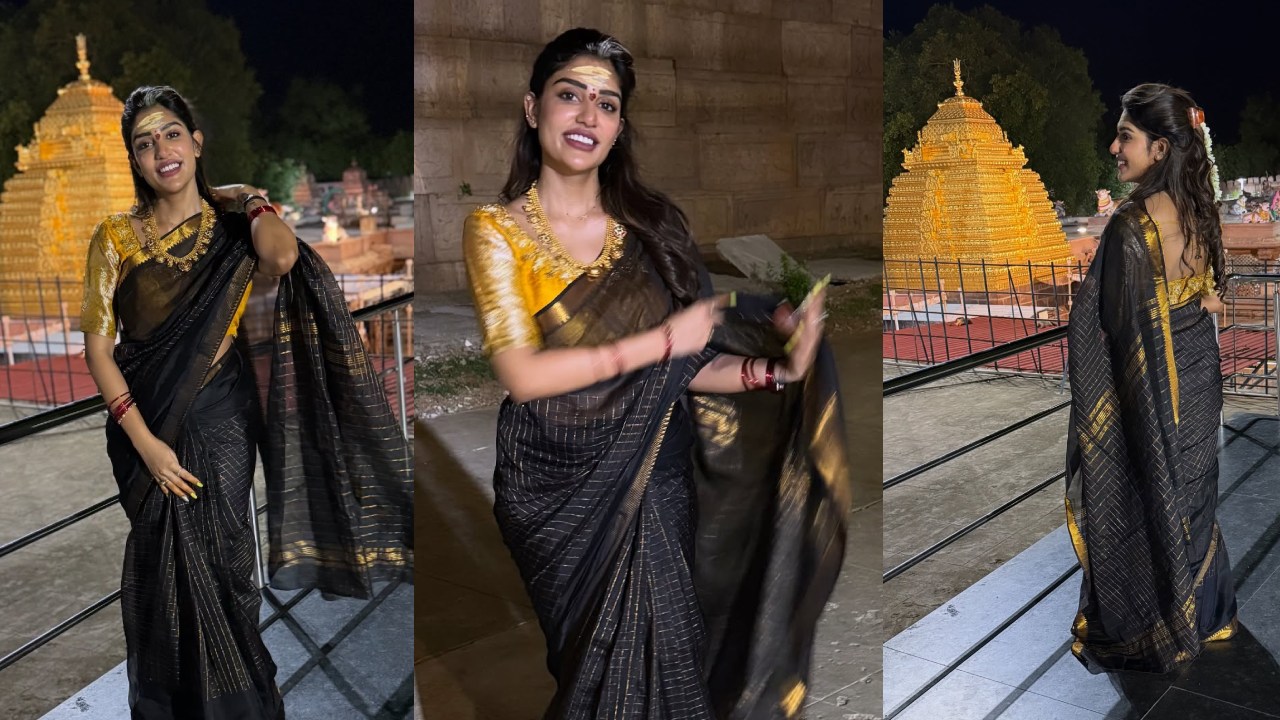 Supritha : శ్రీశైలం మల్లన్న సన్నిధిలో సుప్రీత.. చీరకట్టులో పద్దతిగా.. ఫోటోలు వైరల్..