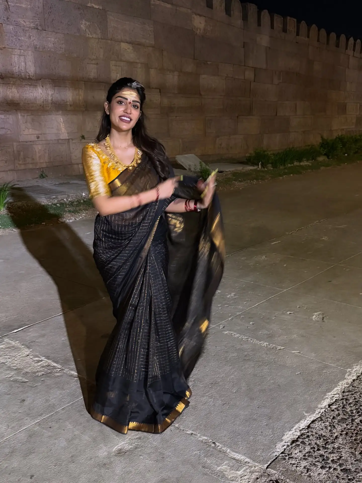 Surekhavani Daughter Supritha Visit Srisailam
