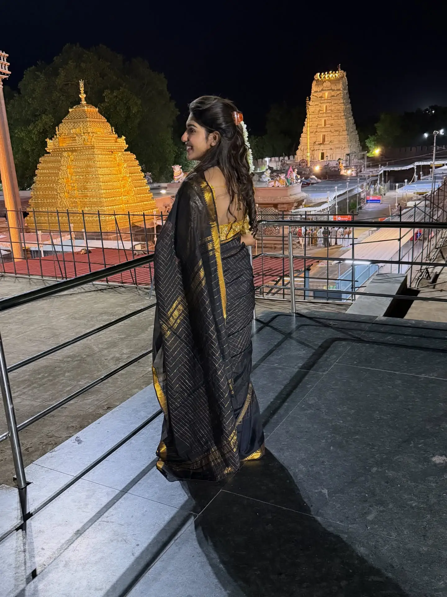 Surekhavani Daughter Supritha Visit Srisailam