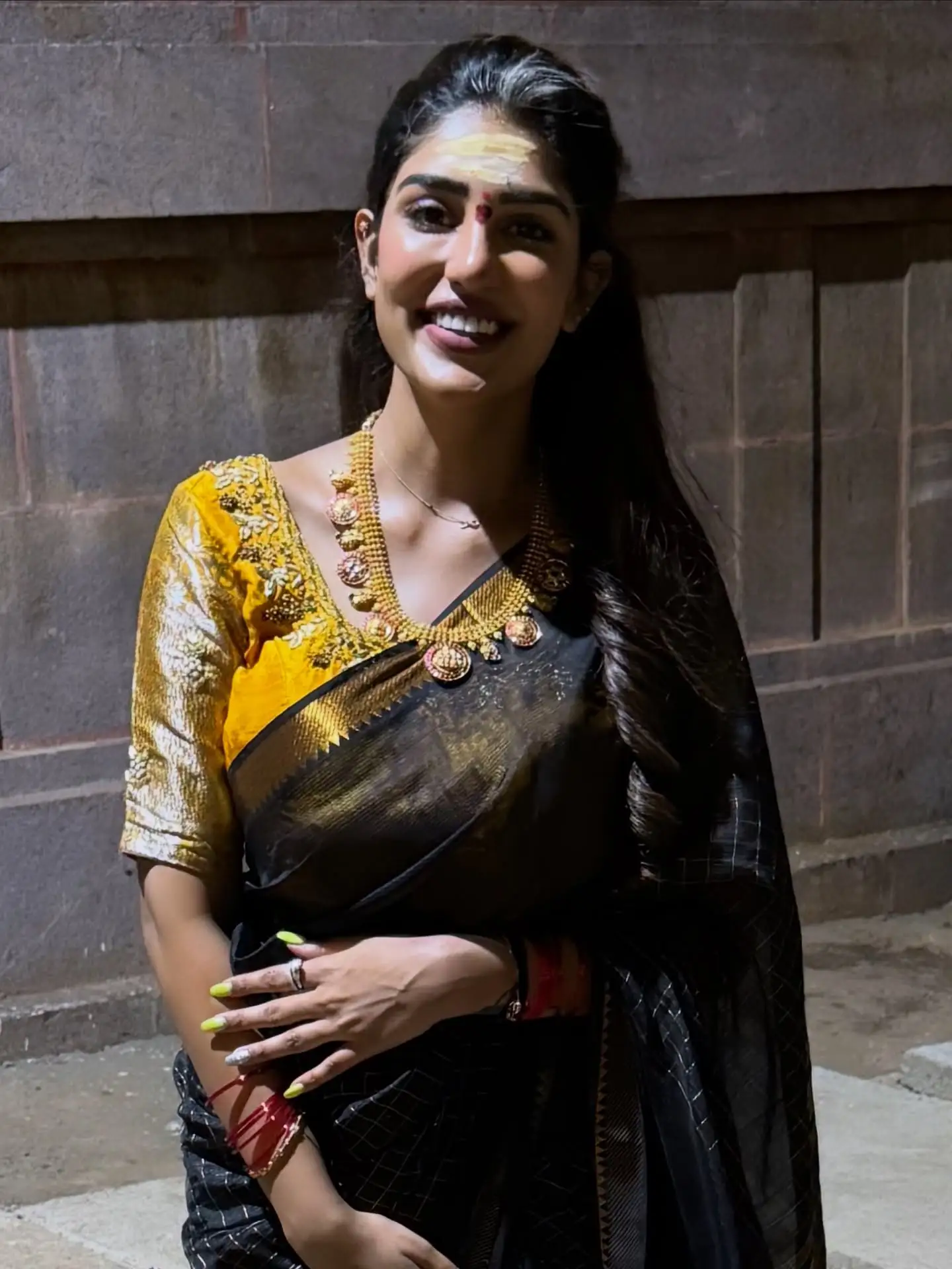 Surekhavani Daughter Supritha Visit Srisailam