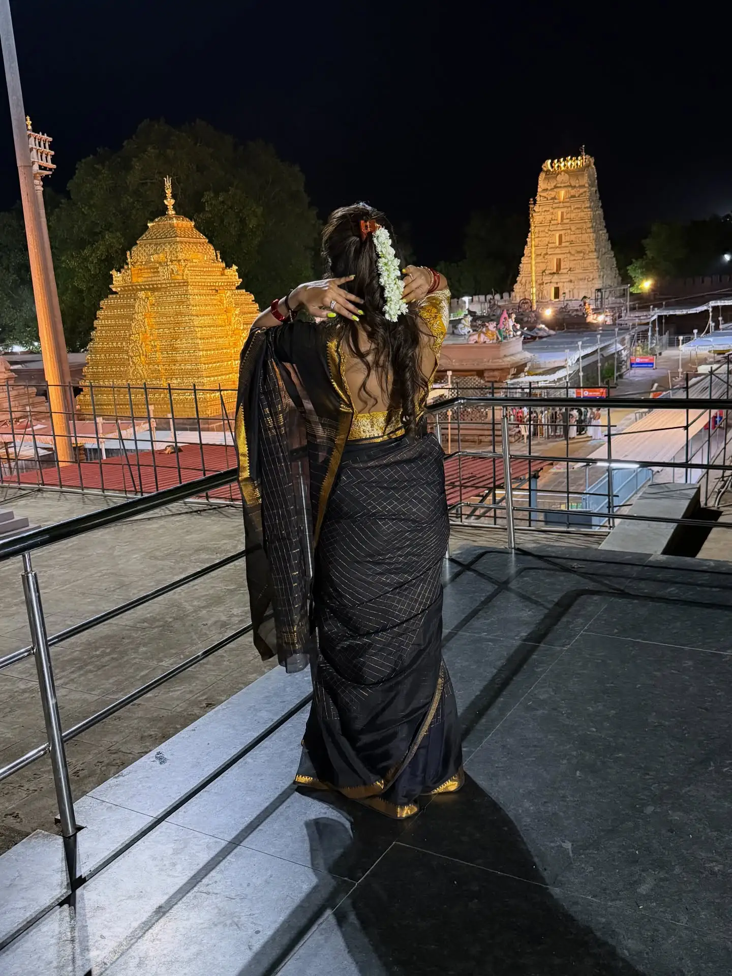 Surekhavani Daughter Supritha Visit Srisailam