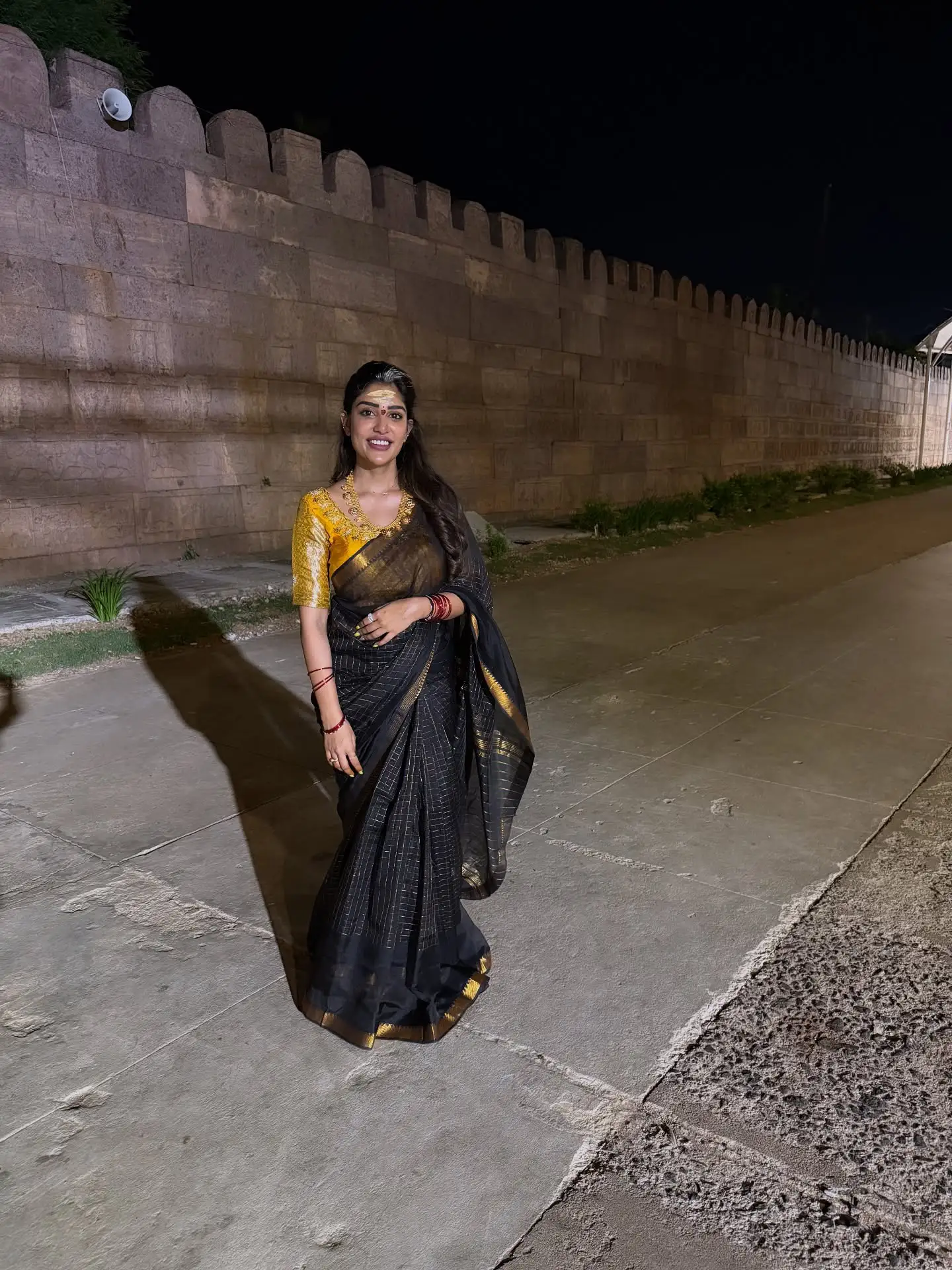 Surekhavani Daughter Supritha Visit Srisailam