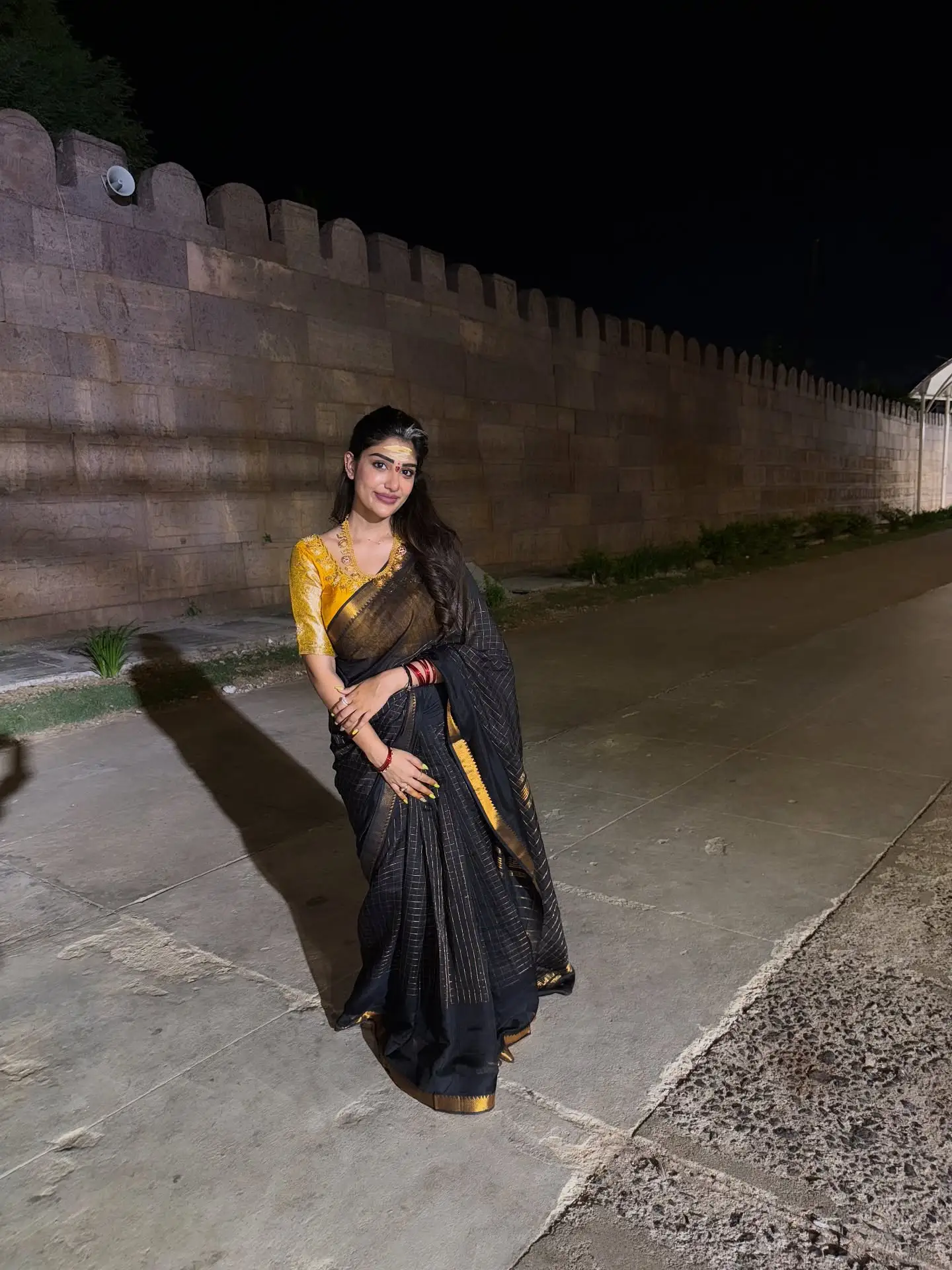 Surekhavani Daughter Supritha Visit Srisailam