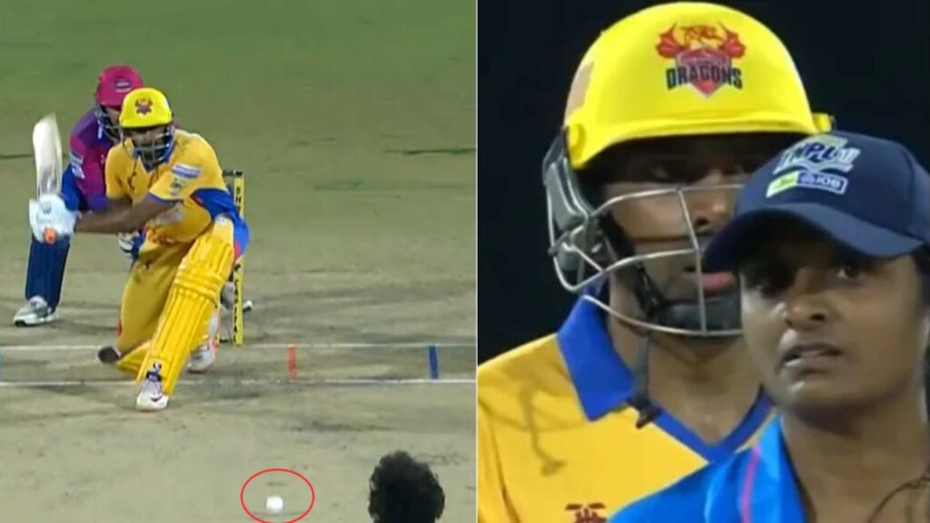 TNPL 2025 Ashwin fumes at umpire for giving him out lbw despite