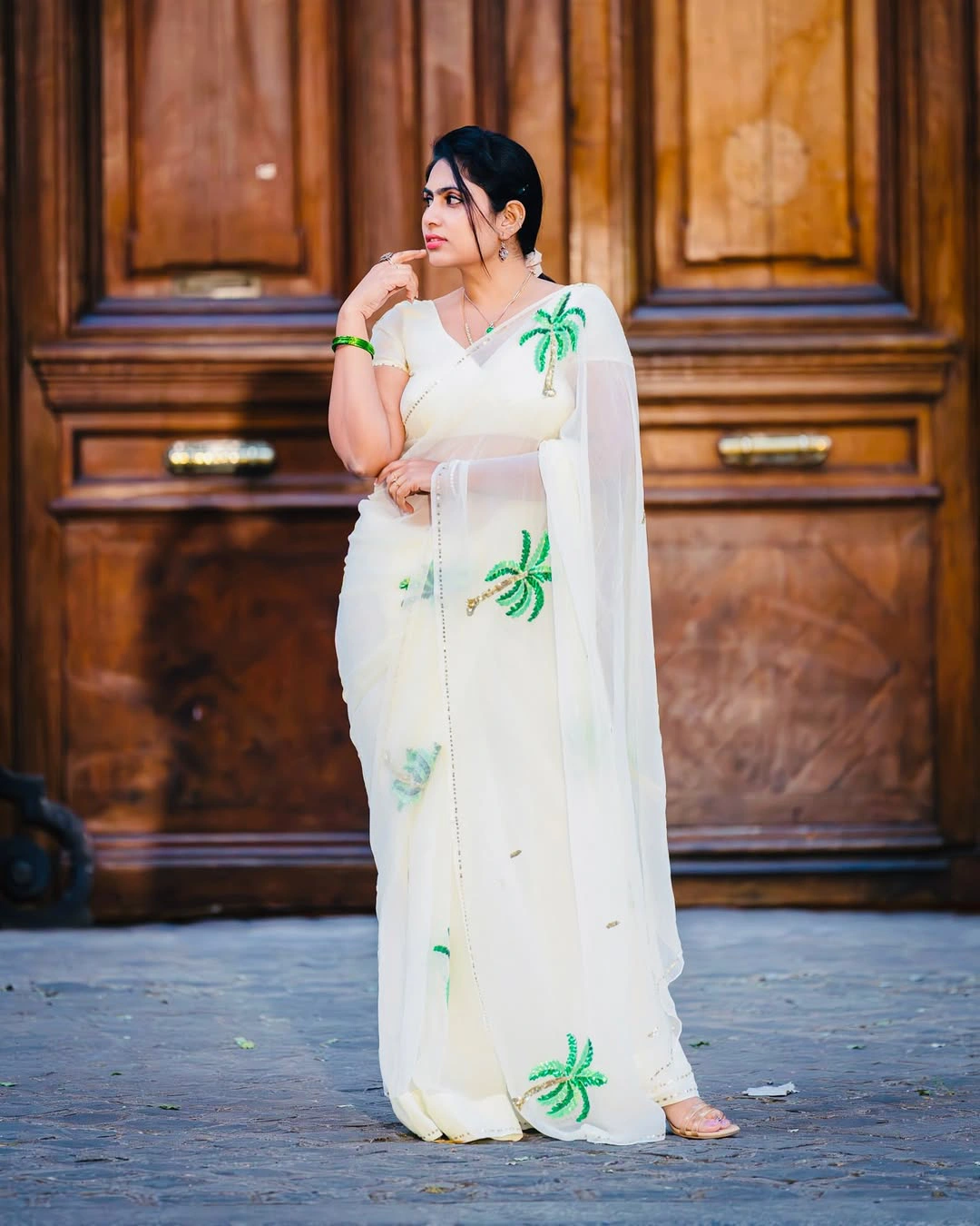 Dil Raju Wife Tejaswini Vygha at Eiffel Tower