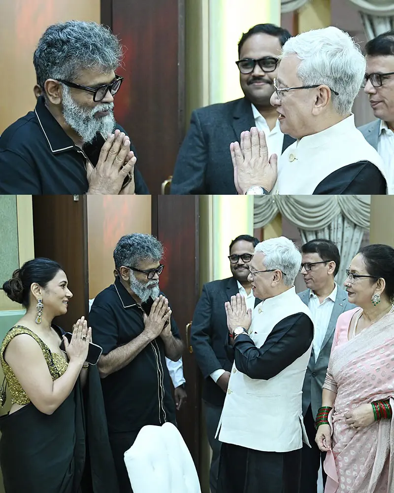 Sukumar and Thabitha Meets Governor of Telangana and Miss World