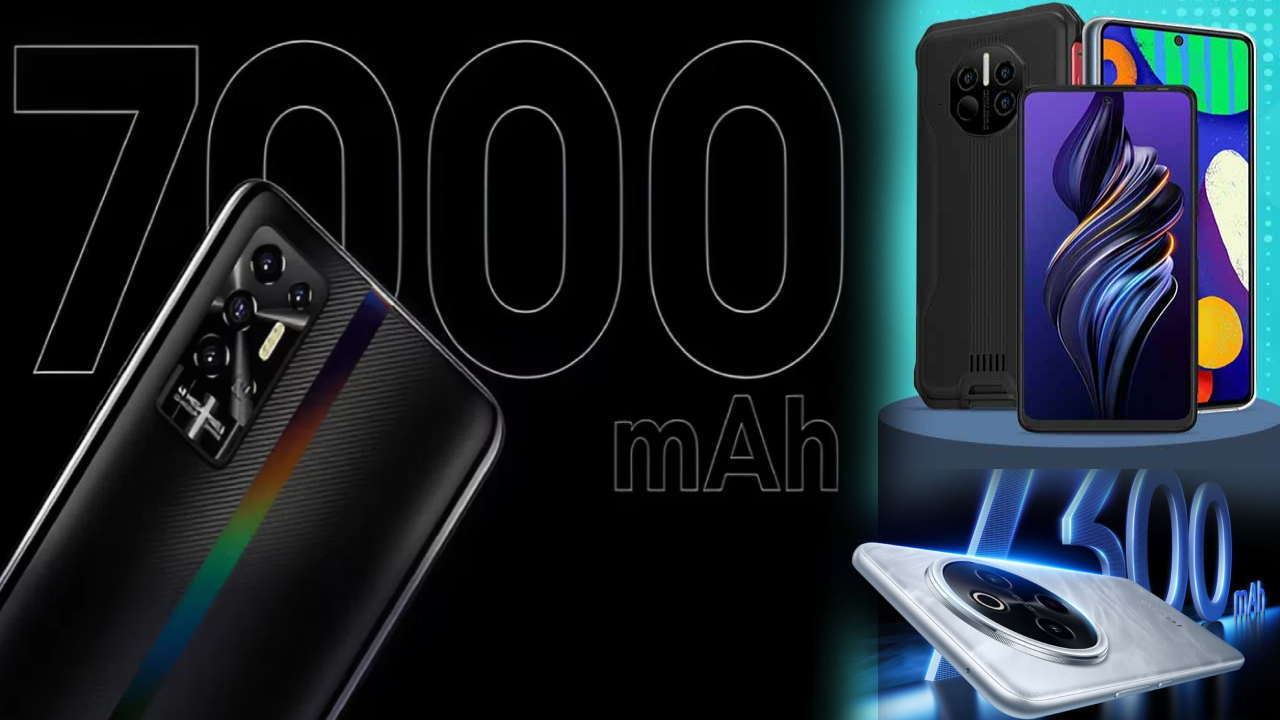 Top 5 Smartphones : 7000mAh భారీ బ్యాటరీతో టాప్ 5 లేటెస్ట్ స్మార్ట్ఫోన్లు ఇవే.. ఫీచర్ల కోసమైన ఈ ఫోన్లు కొనేసుకోవచ్చు..! Top 5 Smartphones : 7000mAh భారీ బ్యాటరీతో టాప్ 5 లేటెస్ట్ స్మార్ట్ఫోన్లు ఇవే.. ఫీచర్ల కోసమైన ఈ ఫోన్లు కొనేసుకోవచ్చు..!