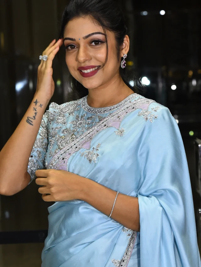 Varsha Bollamma Shines in Saree