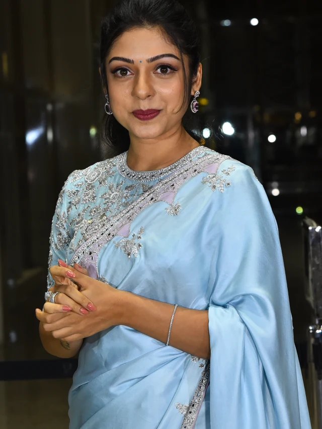 Varsha Bollamma Shines in Saree