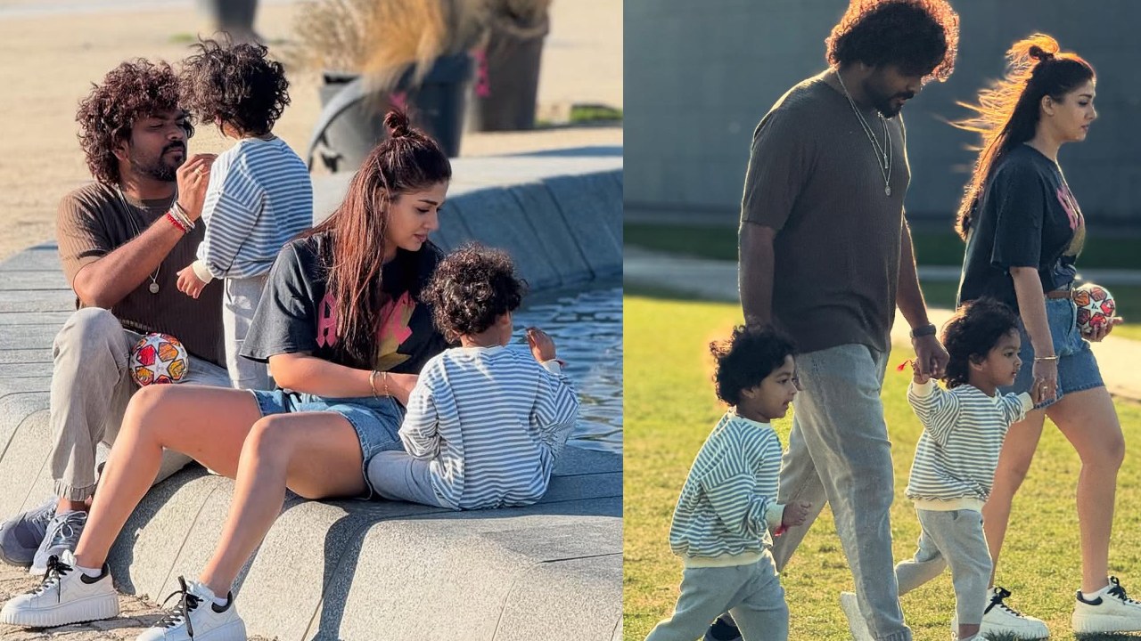 Vignesh Shivan – Nayanthara : ఫాదర్స్ డే స్పెషల్.. పిల్లలతో నయనతార – విగ్నేష్ శివన్.. ఫొటోలు..