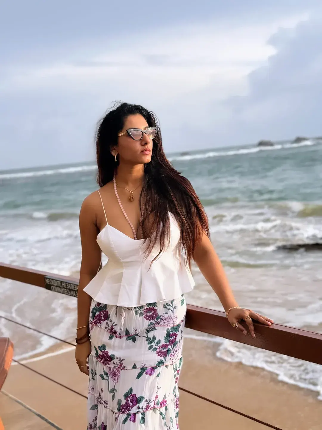 Vishnupriyaa Bhimeneni Enjoying Vacation in Sri Lanka