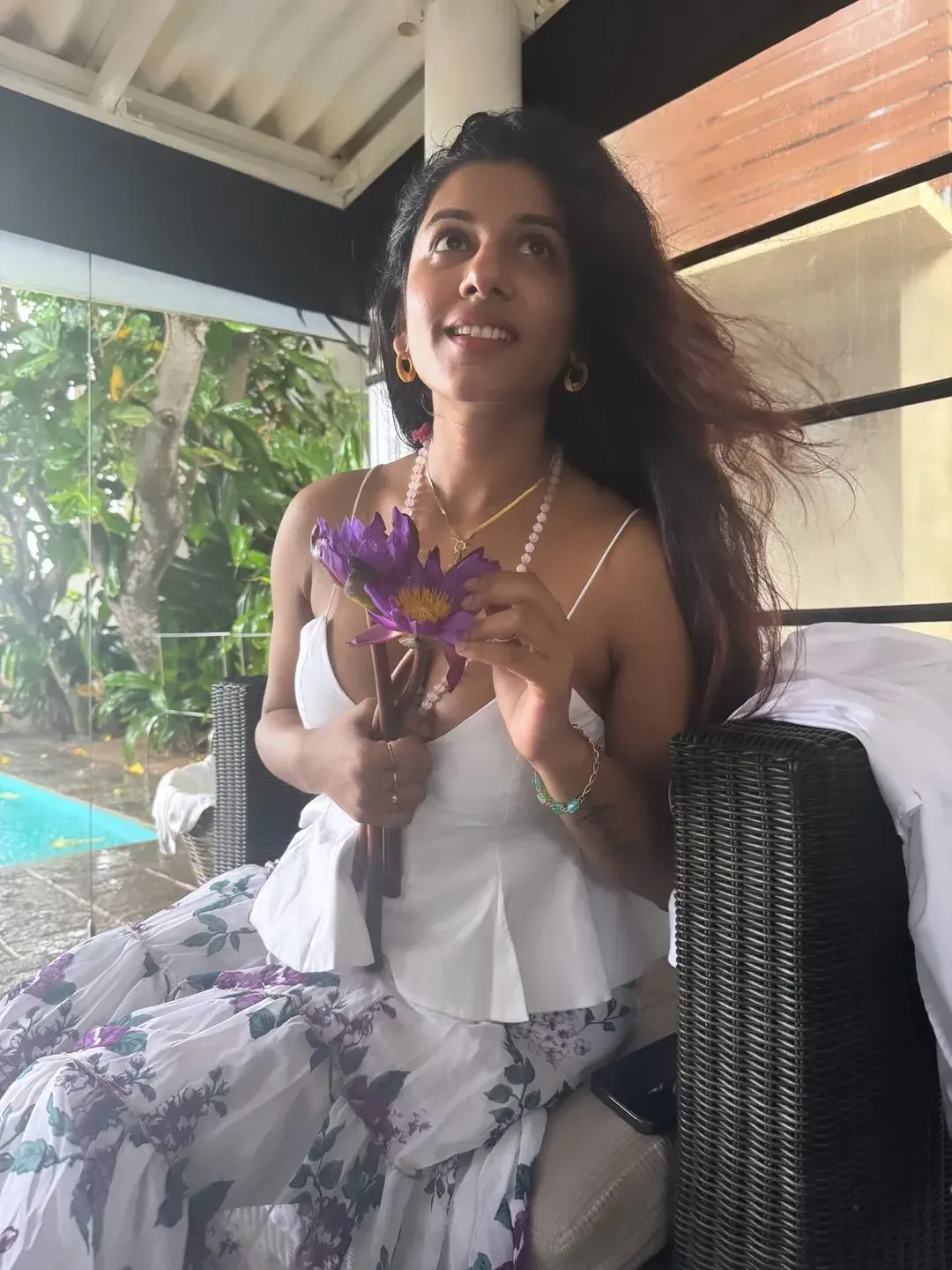 Vishnupriyaa Bhimeneni Enjoying Vacation in Sri Lanka