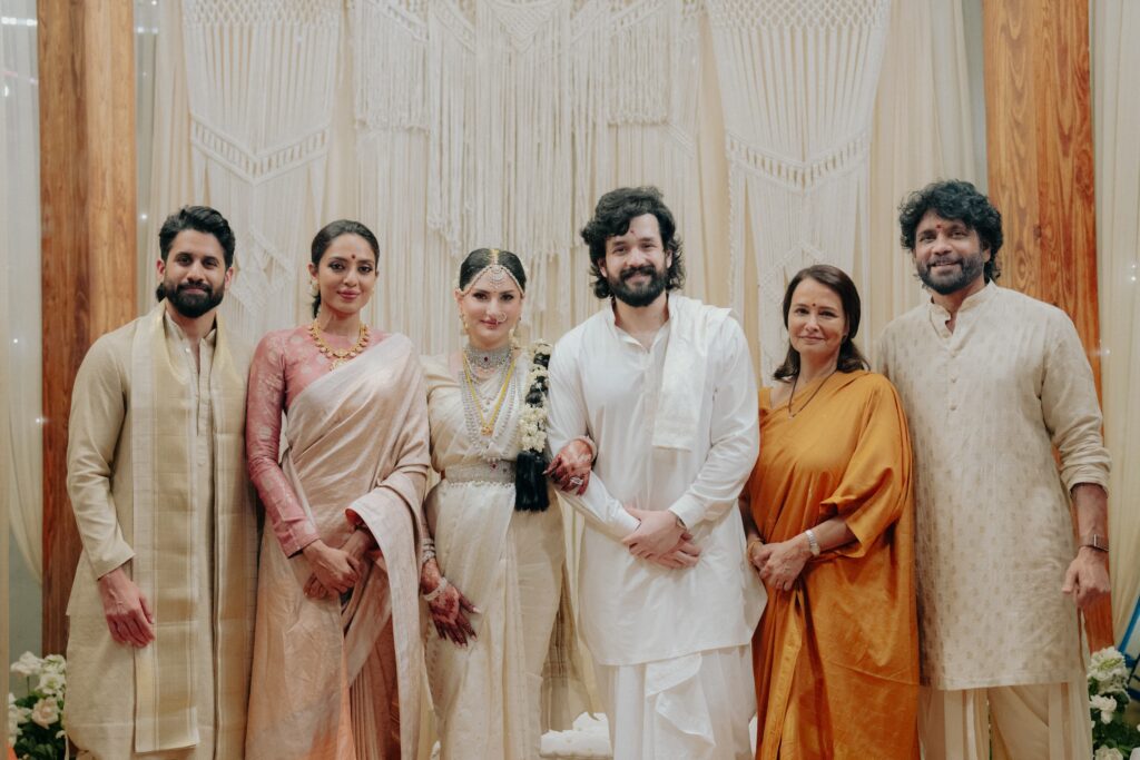 Akkineni Family Photo goes Viral from Akhil Zainab Ravdjee Wedding 