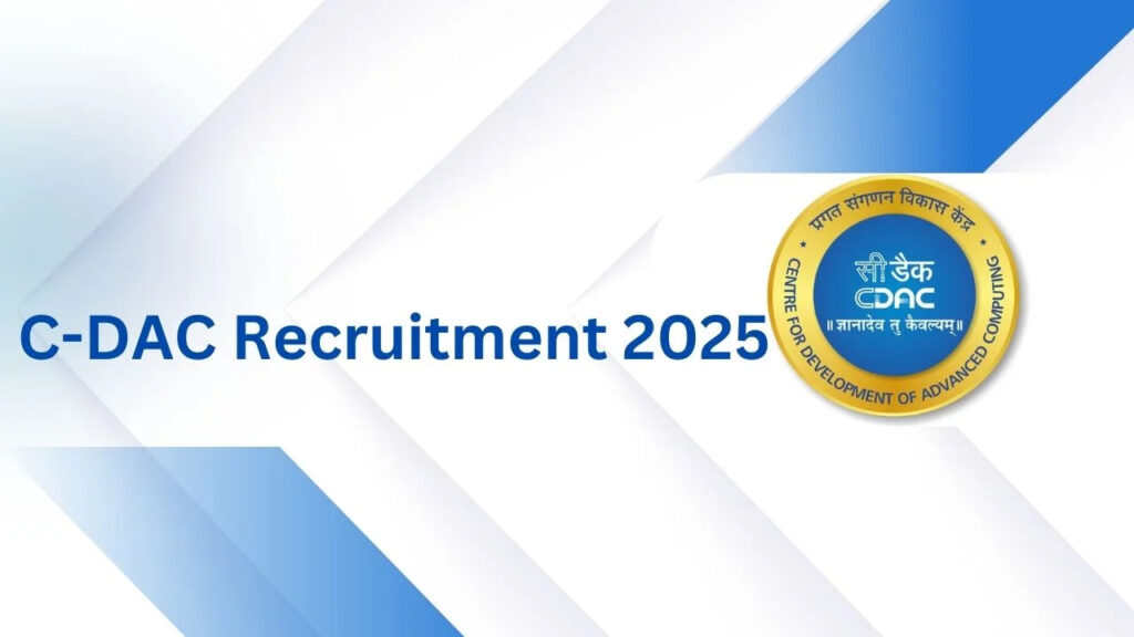 c-dac recruitment 2025